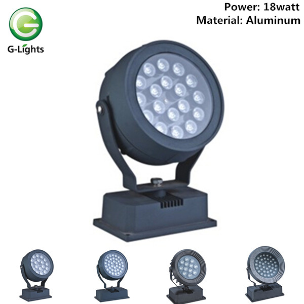 Round flood light