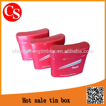 Vaulted shaped cigarette tin can