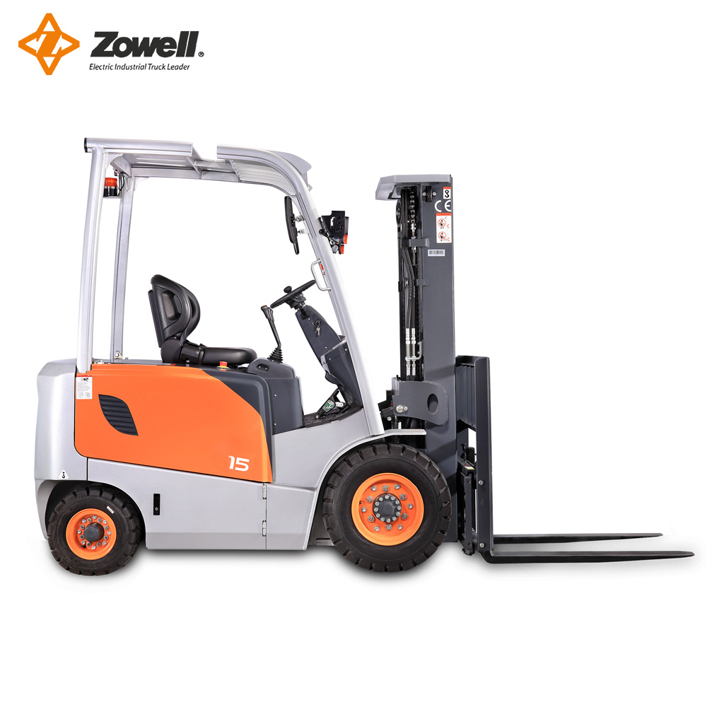 2t 4-wheel Electric Lithium Battery Forklift with Sideshift