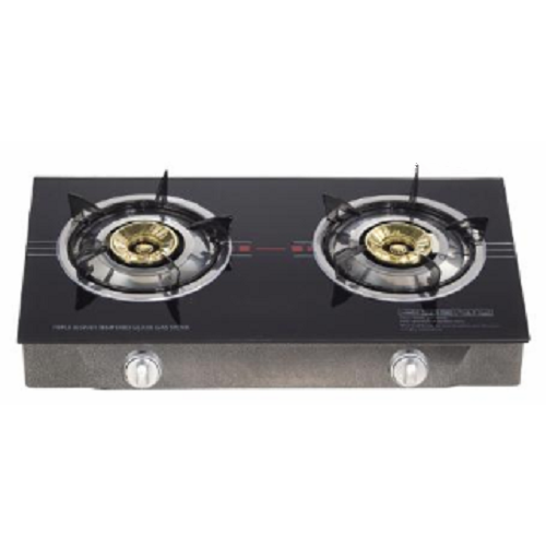 Black Glass Top Table Gas Cooker