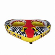 PVC/Inflatable Water/Thriller Inflatable Towable Ski Tube, Stitched Nylon Cover