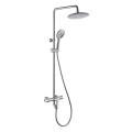 Matt Black Rose Gold Exposed Shower Faucet Set