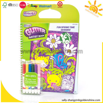 Glitter Artist Coloring Book