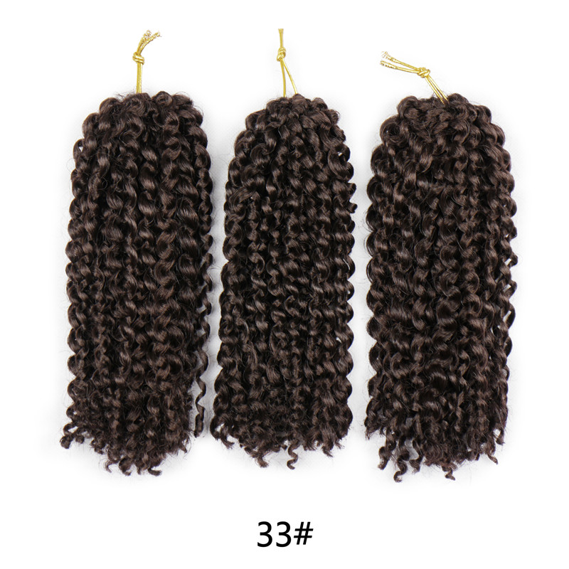 8 Inch Short Marley bob Braids Crochet Hair Pre Stretched Marly Bob Ombre Kinky Curly Twist Braiding Hair