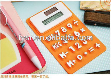 fasion silicone solar calculator for students