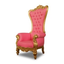 Pink Rental Throne Chair