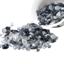 Wholesale Black Quartz Rutilated Stones: Latest Arrival for Jewelry Decoration