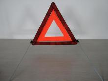 emergency reflective warning triangle