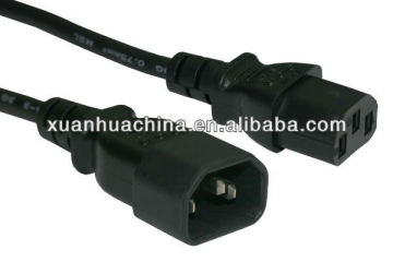 C13 C14 connector power cord