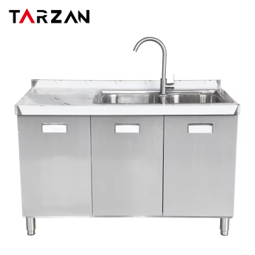 Stainless Steel Kitchen Cabinets and Sinks: Commercial Storage Solutions
