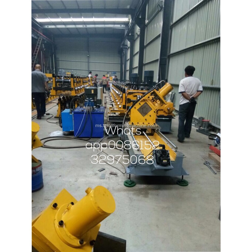 Berkualiti tinggi Metal u purlin Roll Forming Machine