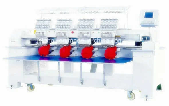 Embroidery Machine with 12 Needles 6 Heads Suitable for Cap/T-Shirt (TLC-1206)