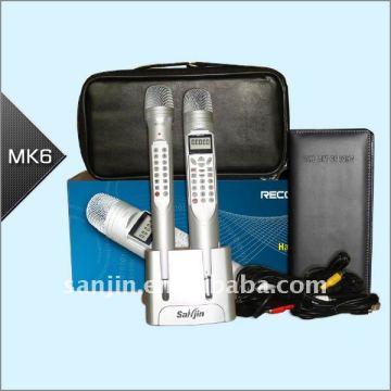 Recordable Magic Karaoke Microphone Supports Build-in Songs