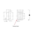 585nm 580 nm gele LED 3528 SMD LED PLCC2