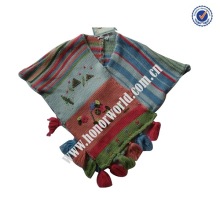 Girl's crocheted shawl scarves