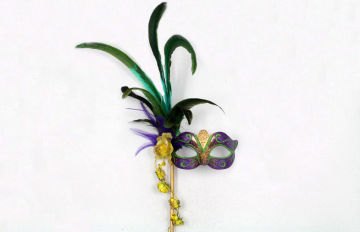 Venetian Stick Masquerade Masks , Hand Held Masquerade Masks