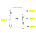 Set di aste doccia di alta qualità