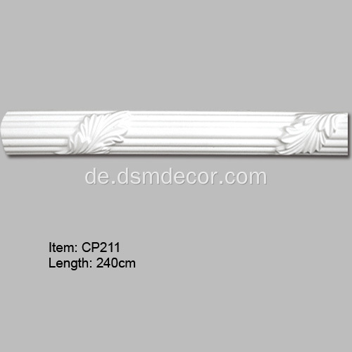 Reeding und Acanthus Leaf Polyurethan-Deckenfelgen