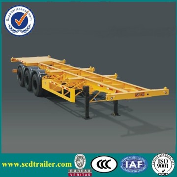 3 axles 40ft Flat Deck Truck trailer