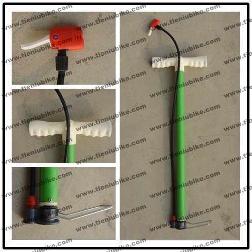 bicycle pump/ high quality bicycle pump plastic handle