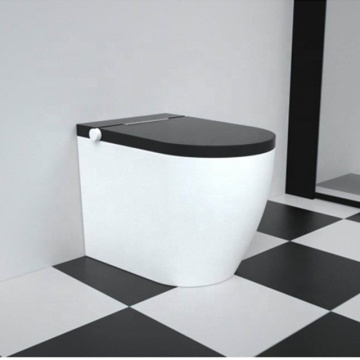 Inodoro con sensor automático de cerámica con soporte de suelo inteligente WC