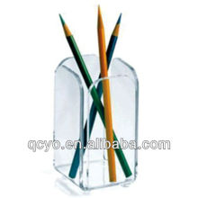 Hot sale black acrylic pen holder/acrylic pen holder manufacturer