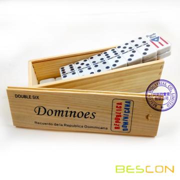 BESCON DICE Popular Double Six Domino Set of Puerto Rico