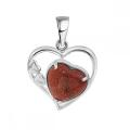 Love Heart Stone Stone Pendant за создание ювелирного ожерелья