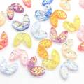 Hot Selling Shining Plaksteen Resin Cabochon Gras Vorm Stijl Slime Resin Charms Plastic Voor DIY Of Telefoon Ambachtelijke Decoratie