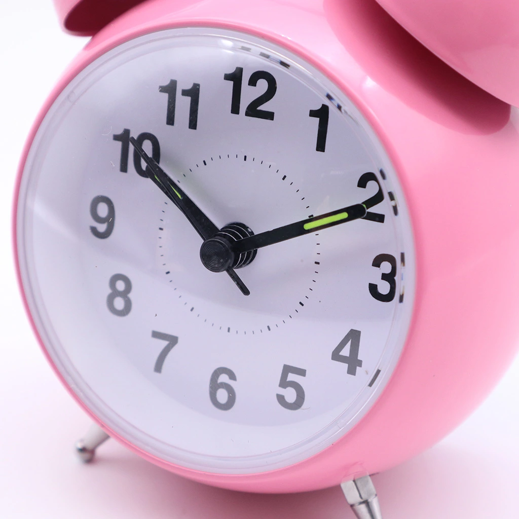 Pink Mini Alarm Clock Table Alarm Clock