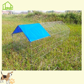 Small galvanized chicken crate for easy assembly