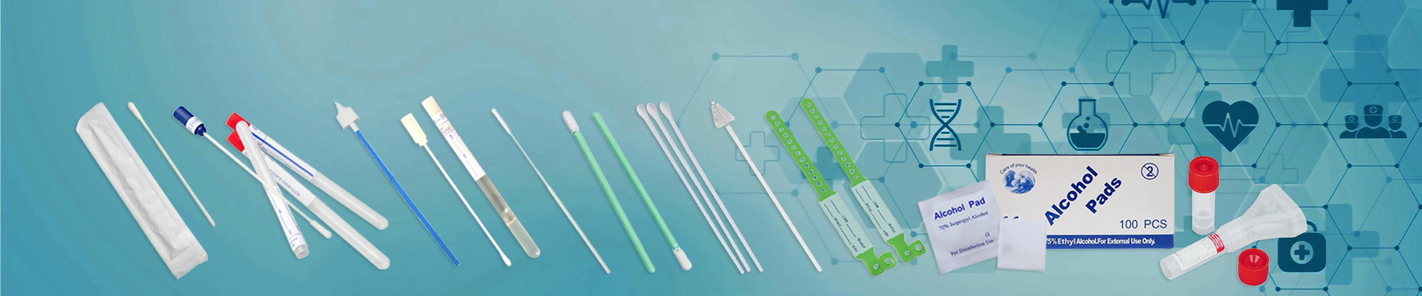 Disposable Medical Swab DNA Vaginal Collection Female Swabs