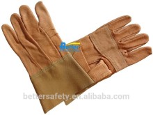 Tig Welding Yellow Pigskin Leather Work Glove Wholesale