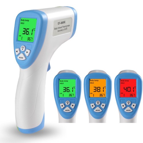 Termometer Inframerah Dahi Non-Kontak Digital dengan Bacaan Fahrenheit untuk Bayi dan Dewasa