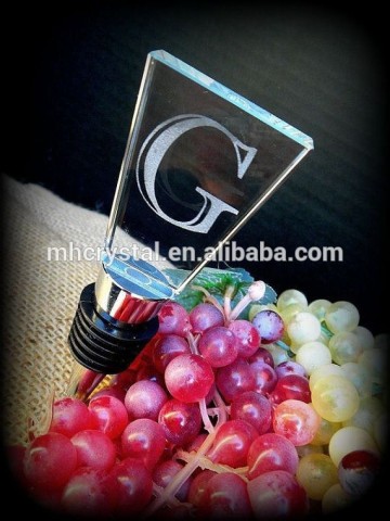 Personalized Crystal Wine Stopper MH-QT0380