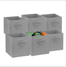 Collapsible Multi-Color Polyester Foldable Cube Storage Boxes