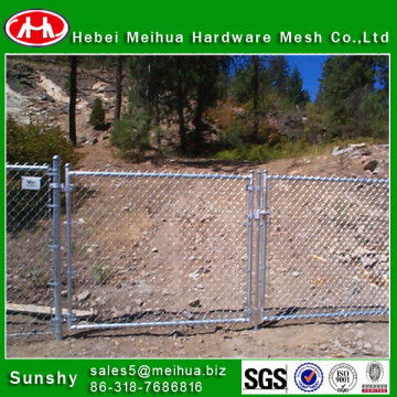 8G galvanized chainlink wire fence for forest wire fence