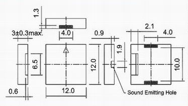 SMT buzzer