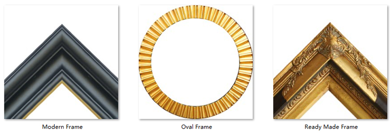 Ornate Gallery Fluted Gold Painting Frame Bars