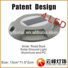 hight LUMEN new design patent4 LED pavement marker led road solar light solar road marker light solar led road marker lights