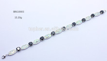new fashion 925 silver white opal with tanzanite CZ bracelet jewelry