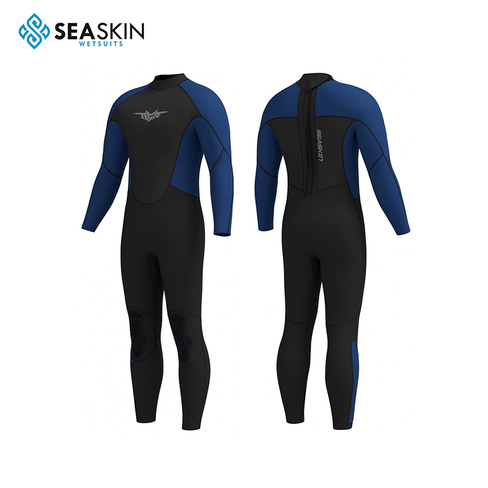 Seaskin OEM Wetsuit Zip Kembali Lelaki Tinggi