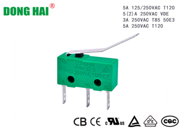 Household Appliances Micro Switch Classification