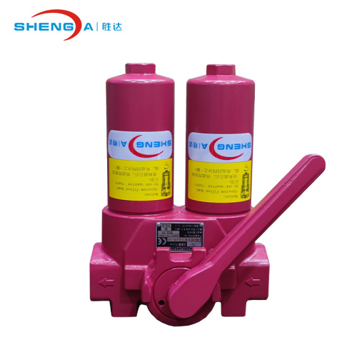 Conjunto de filtro de óleo duplex hidráulico de alta pressão