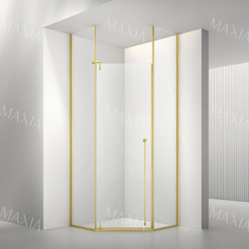 Minimalist pivot shower enclosure