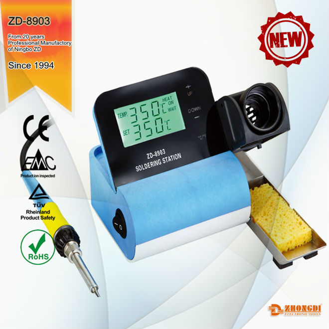 Zhongdi ZD-8903 40W 160-480 Celcius Degree The Latest High Quality Professional Electric Soldering Station of Ningbo ZD-8903
