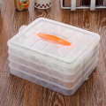 Plastic Portable Dumpling Box Dengan Lid