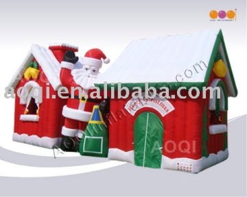 Inflatable christmas house