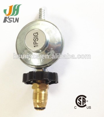 adjustable adjustable pol aluminum regulator with gauge