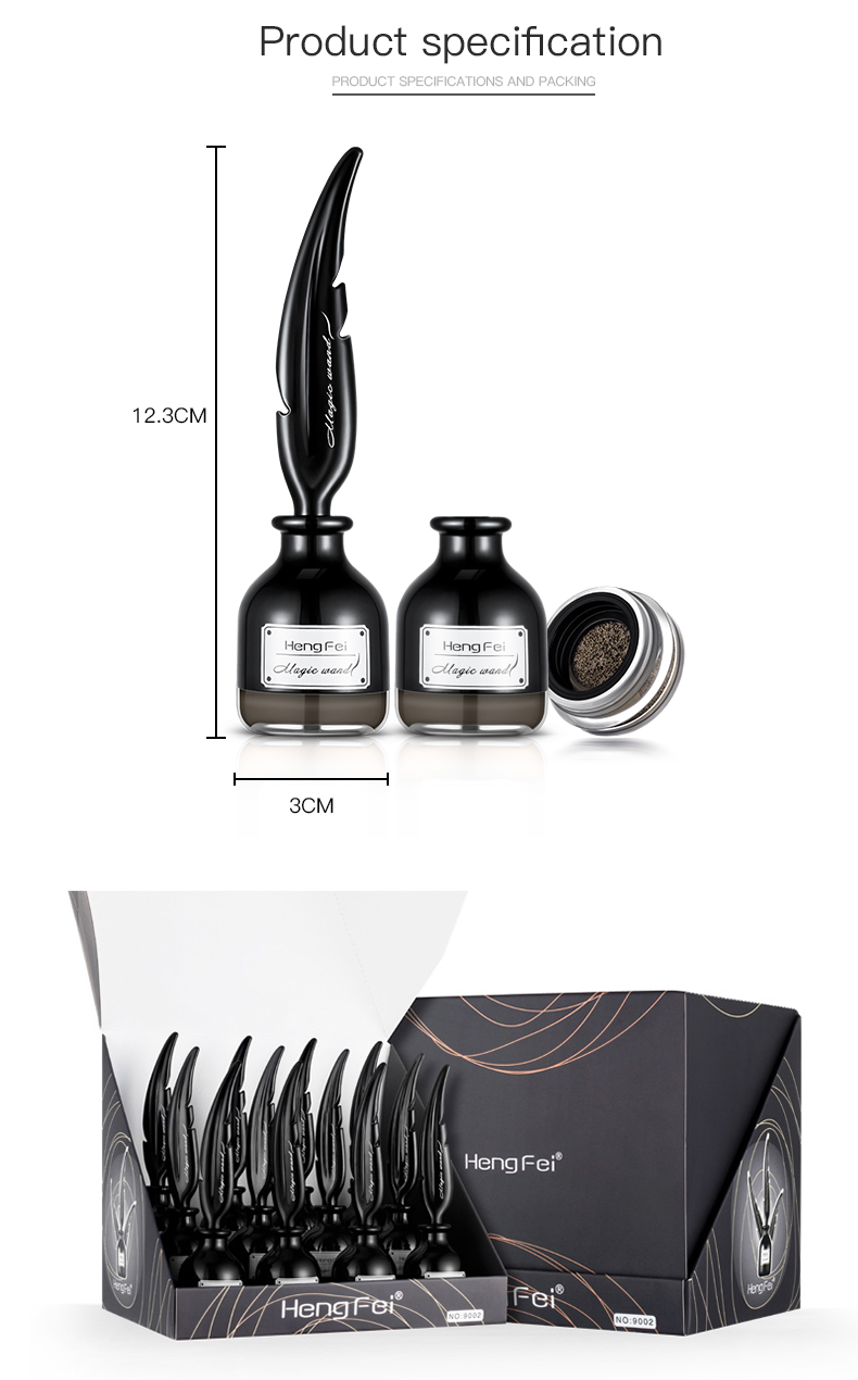HengFei 4 Colors Waterproof Eyebrow Gel Air Cushion Brow Cream